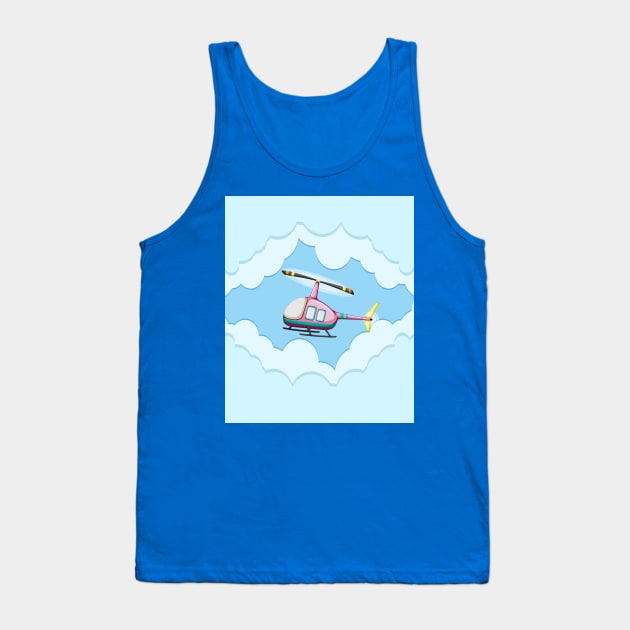 Helicopter Helicopter Freedom Tank Top by flofin